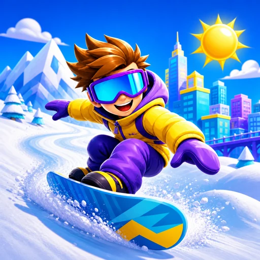 Snowflick : Endless Runner screenshot