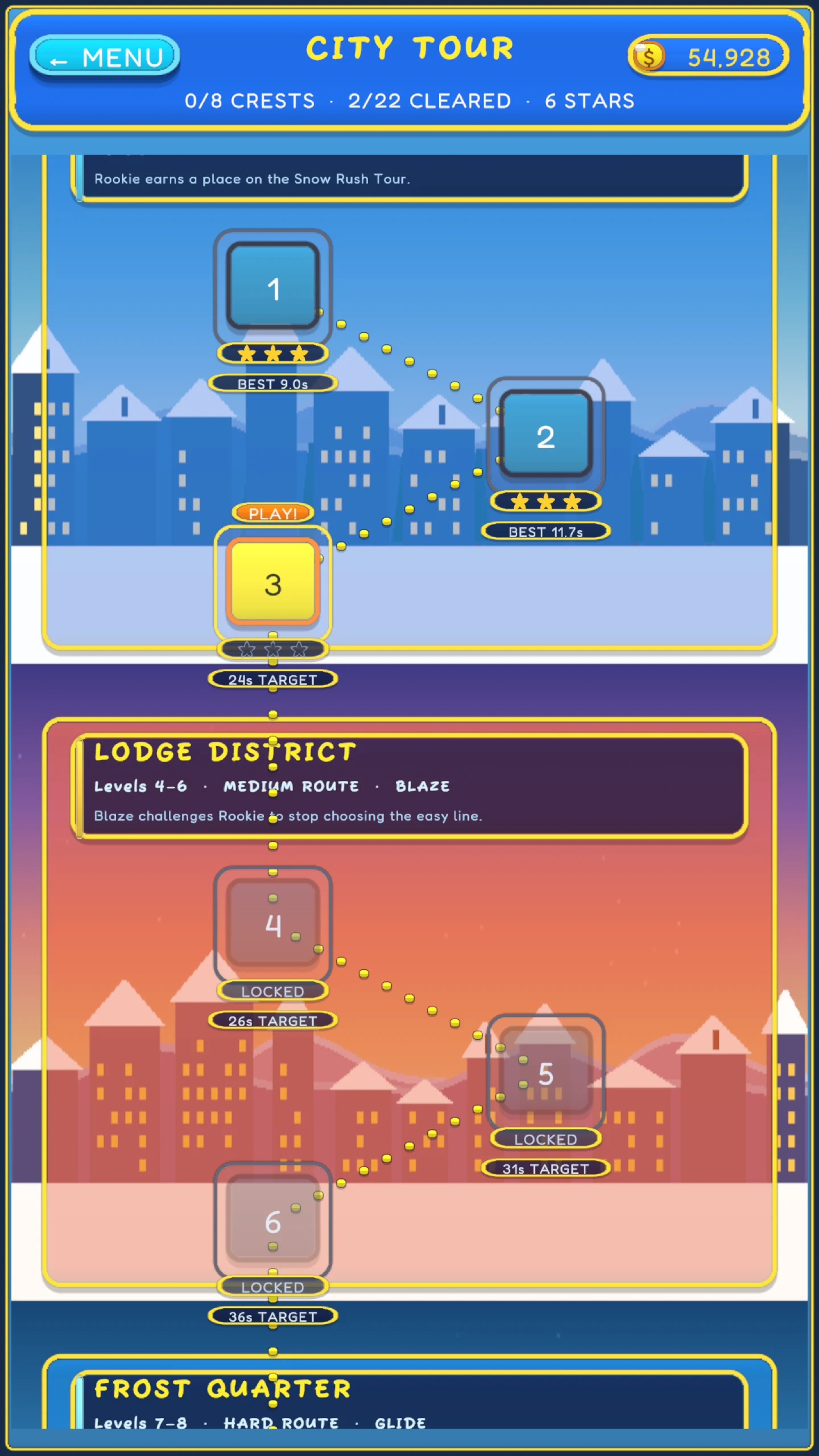 Snowflick : Endless Runner screenshot